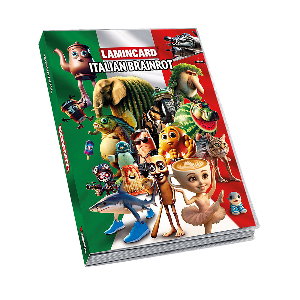Italian Brainrot Trading Cards Binder