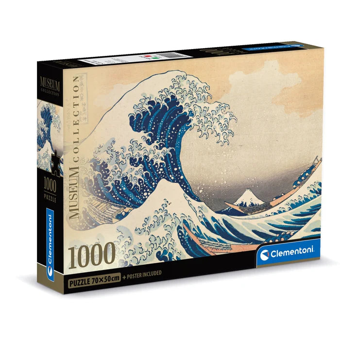 Clementoni Museum Katsushiki Hokusai  The Great Wave 1000 Piece Jigsaw Puzzle
