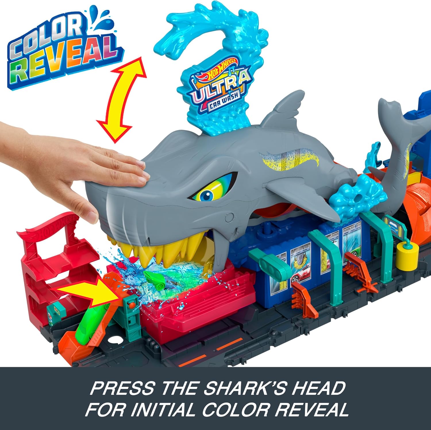 Hot Wheels City Ultimate Shark Car Wash