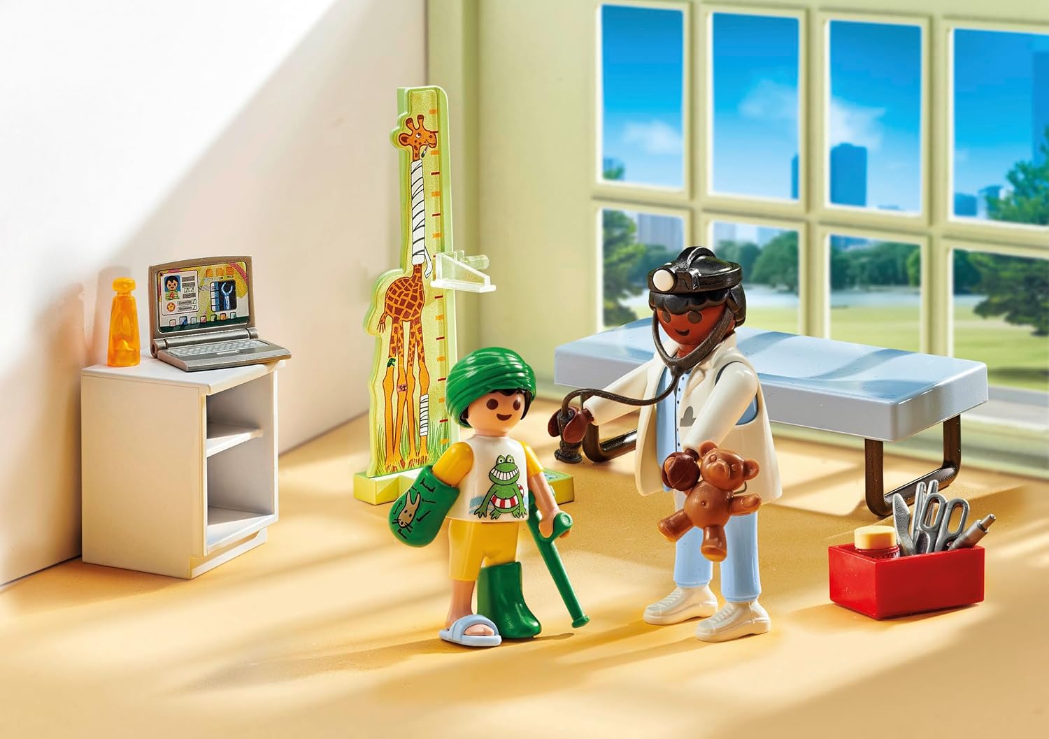 Playmobil Pediatrician with teddy bear