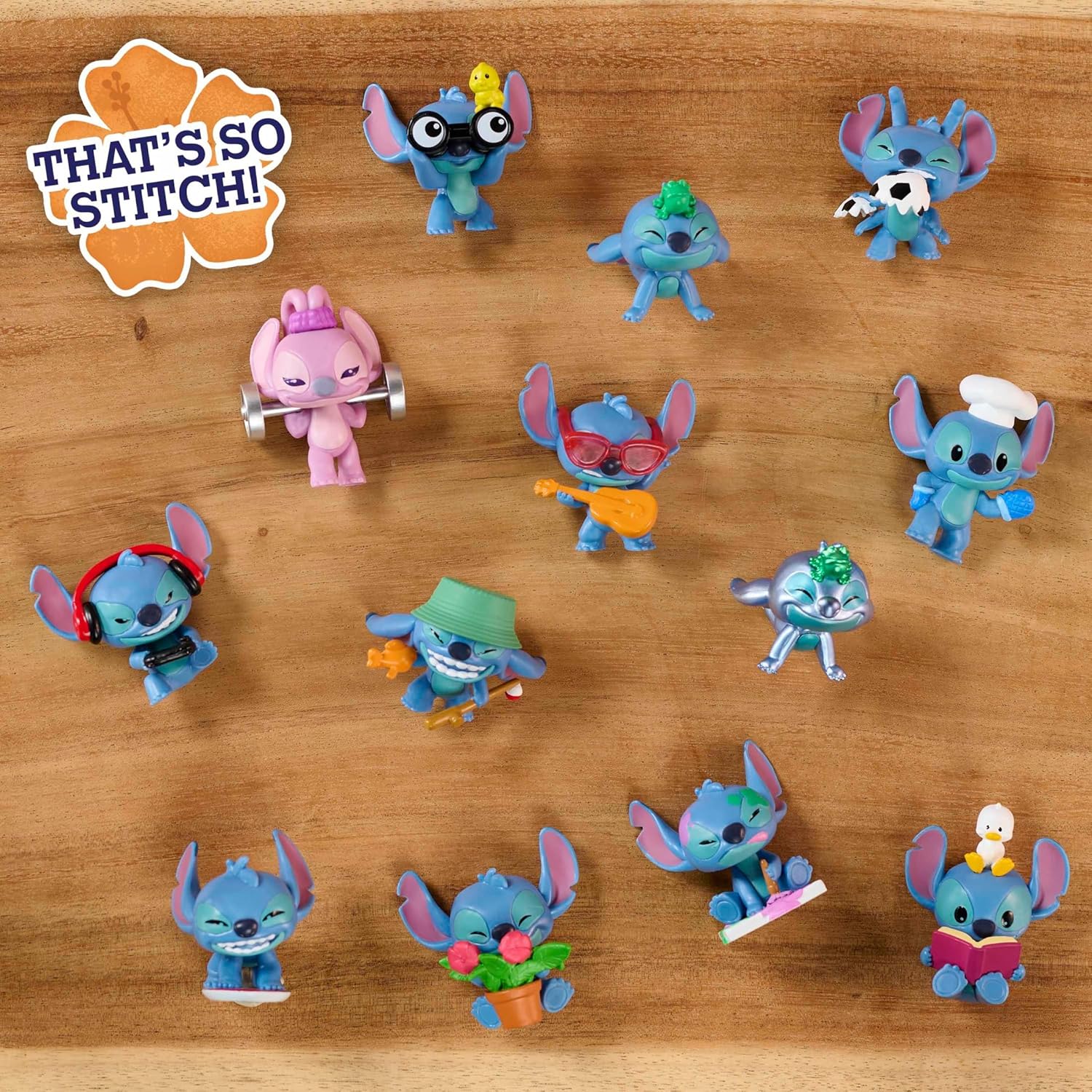 Stitch Collectible Mini Figure Capsules Assorted