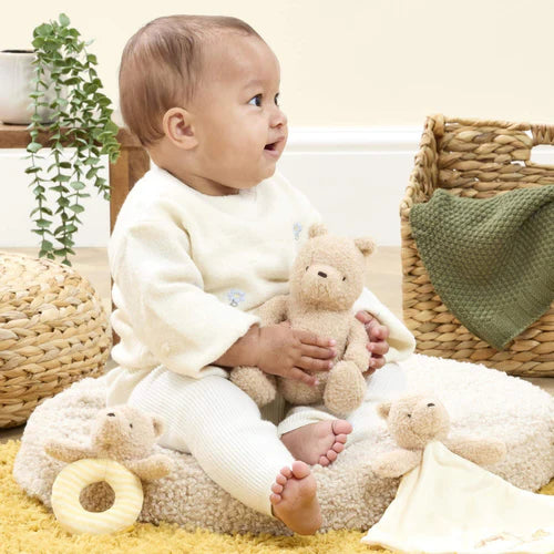 Winnie The Pooh 100 Year Anniversary Comforter and Rattle Ring