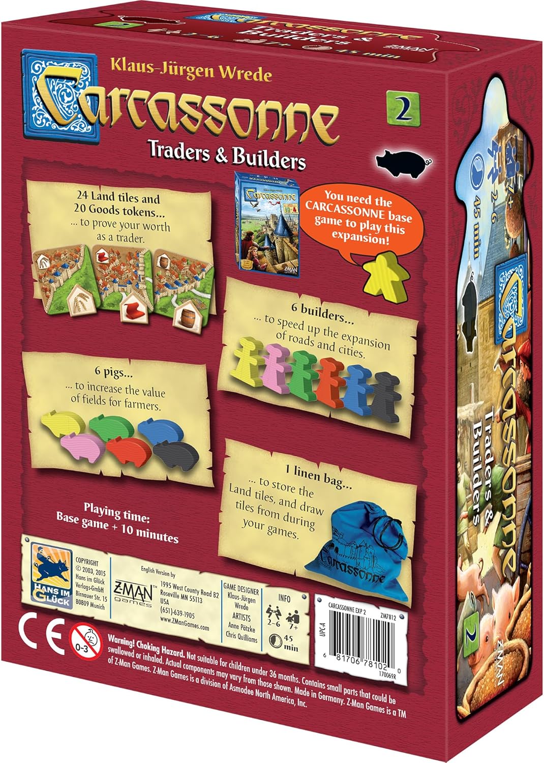Carcassonne Traders & Builders Expansion Pack 2