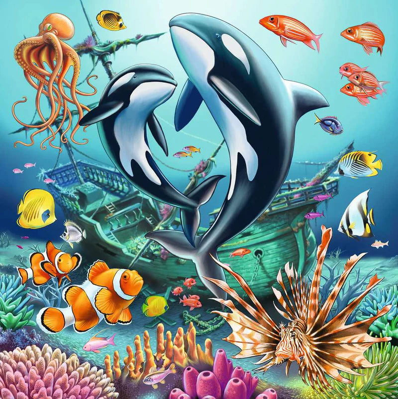 Under Water 3x49 Piece Jigsaw Puzzle