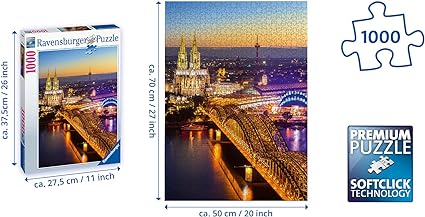 Ravensburger Shining Cologne 1000 Piece Jigsaw