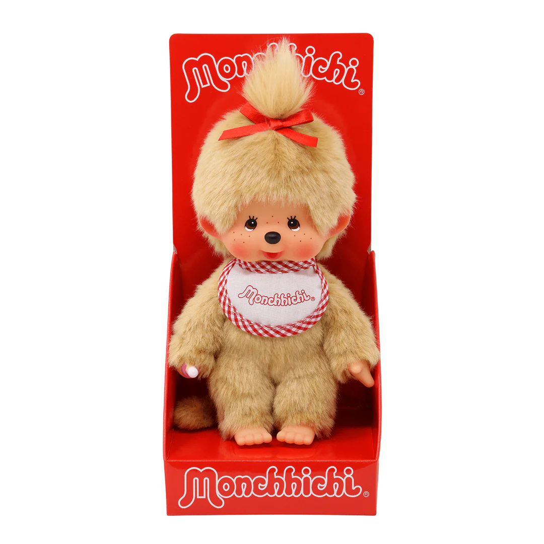 Monchhichi Beige Girl Plush Doll