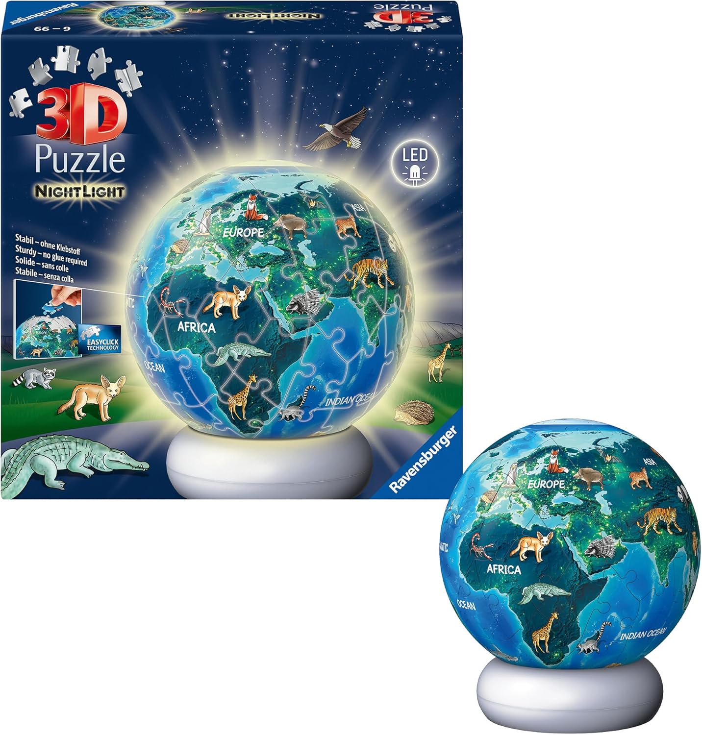 3D Puzzle NightLight Earth Puzzle