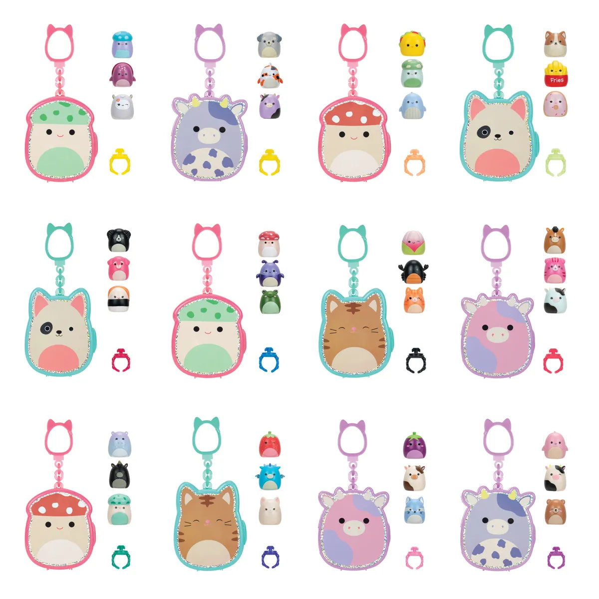 Squish-A-Longs by Original Squishmallows Clip & Go Series 1 Assortment