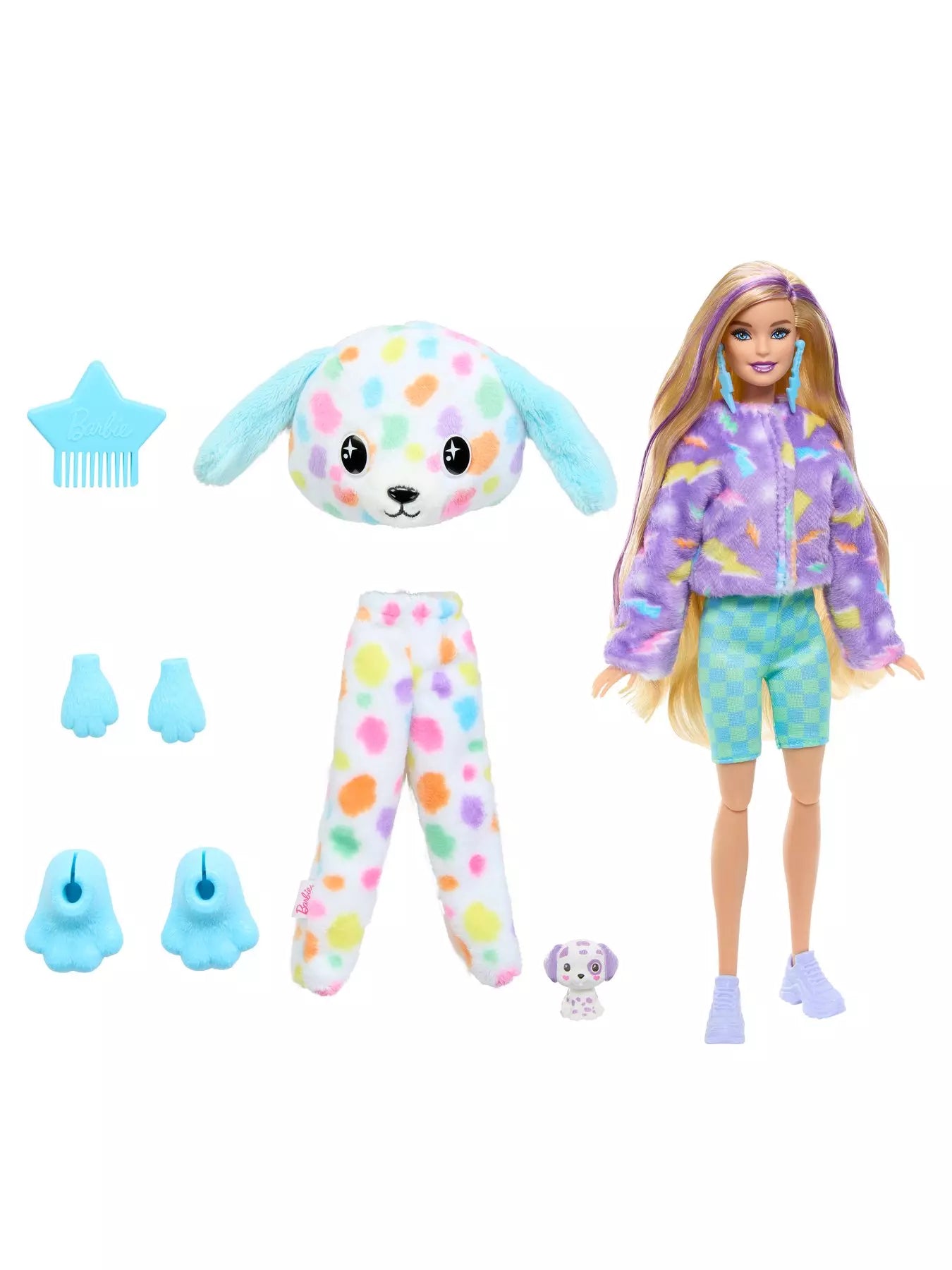 Barbie Cutie Reveal Doll Dalmatian Costume