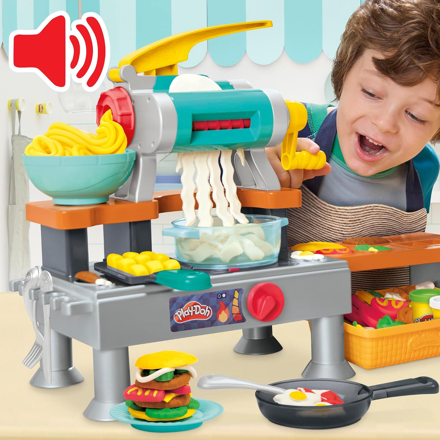 Play Doh Super Sizzlin Kitchen Playset