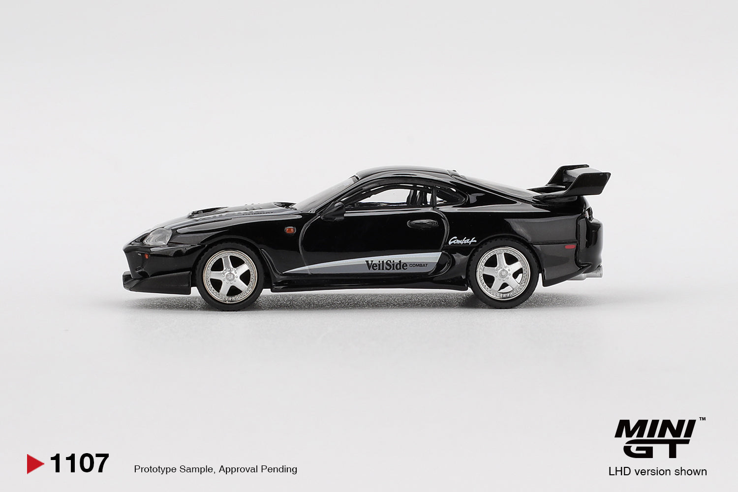 Mini GT Toyota Supra VeilSide Combat V-II Black 1:64 Scale