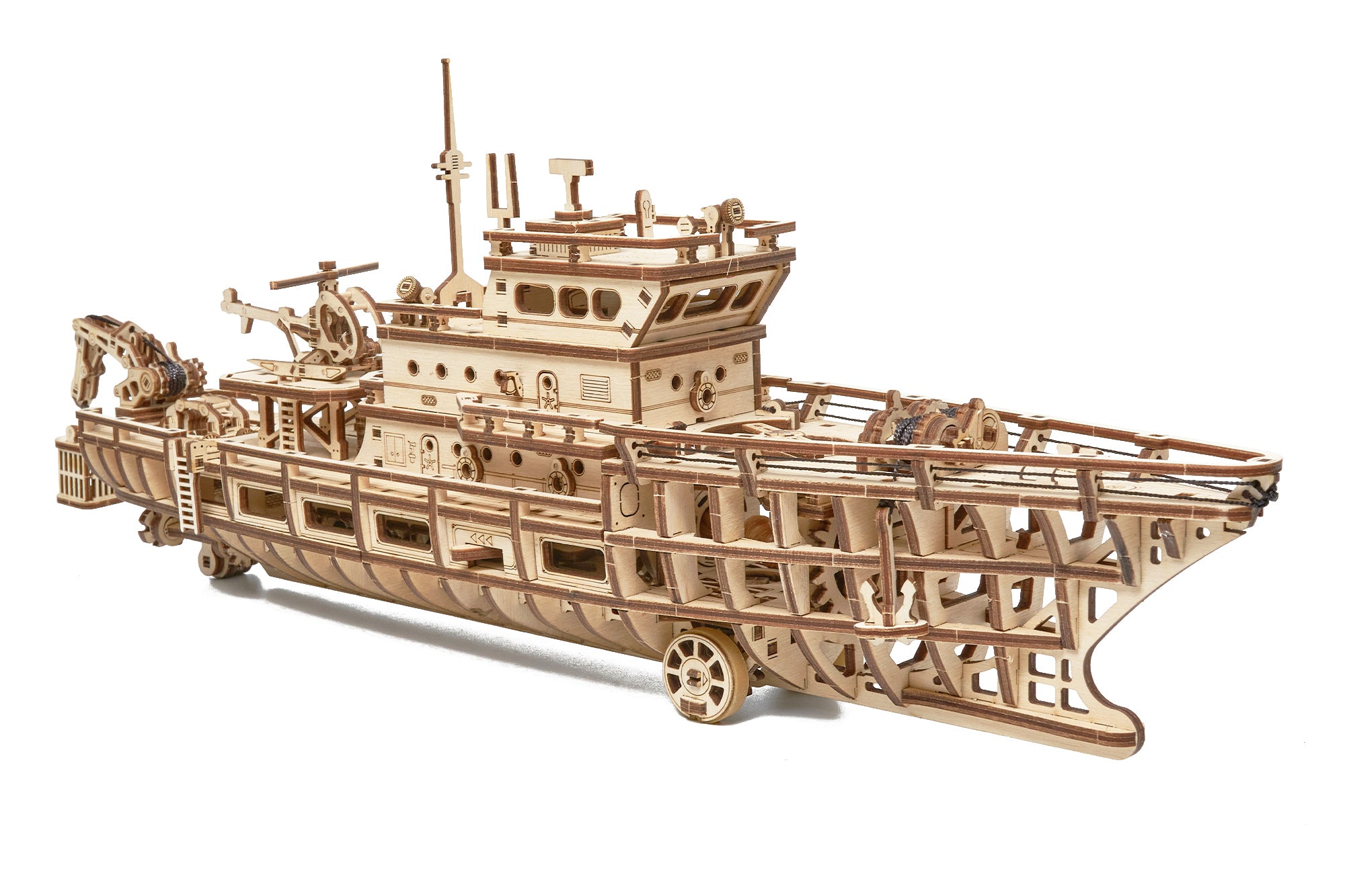 Wood Trick Ocean Explorer Yacht 565 Piece Set
