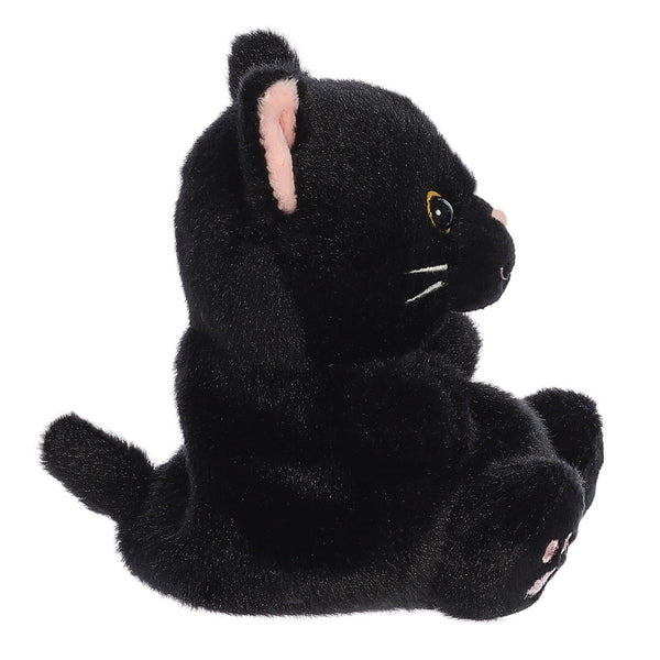 Palm Pals Twilight Black Cat 12cm Soft Toy