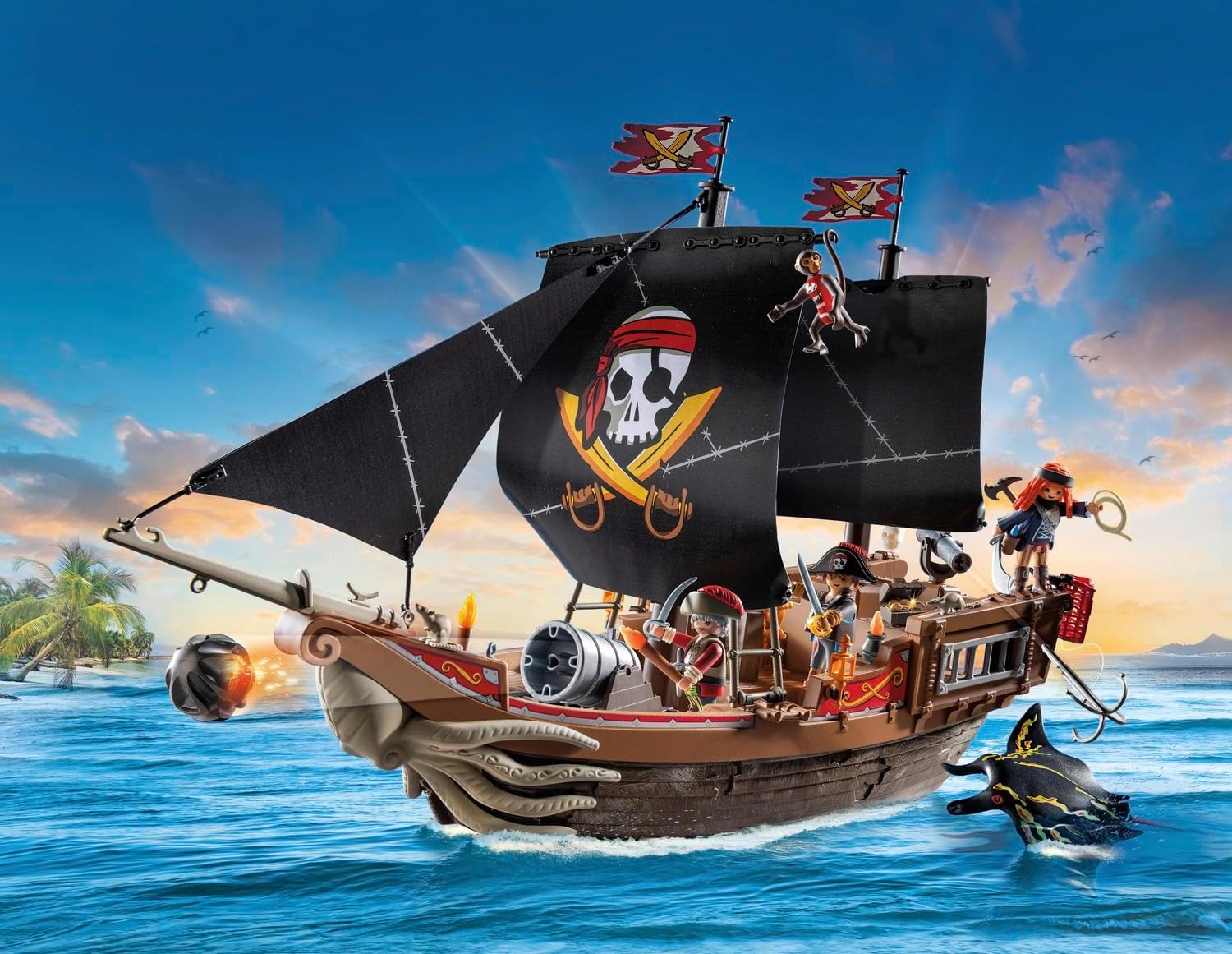 Playmobil Large Pirate Ship