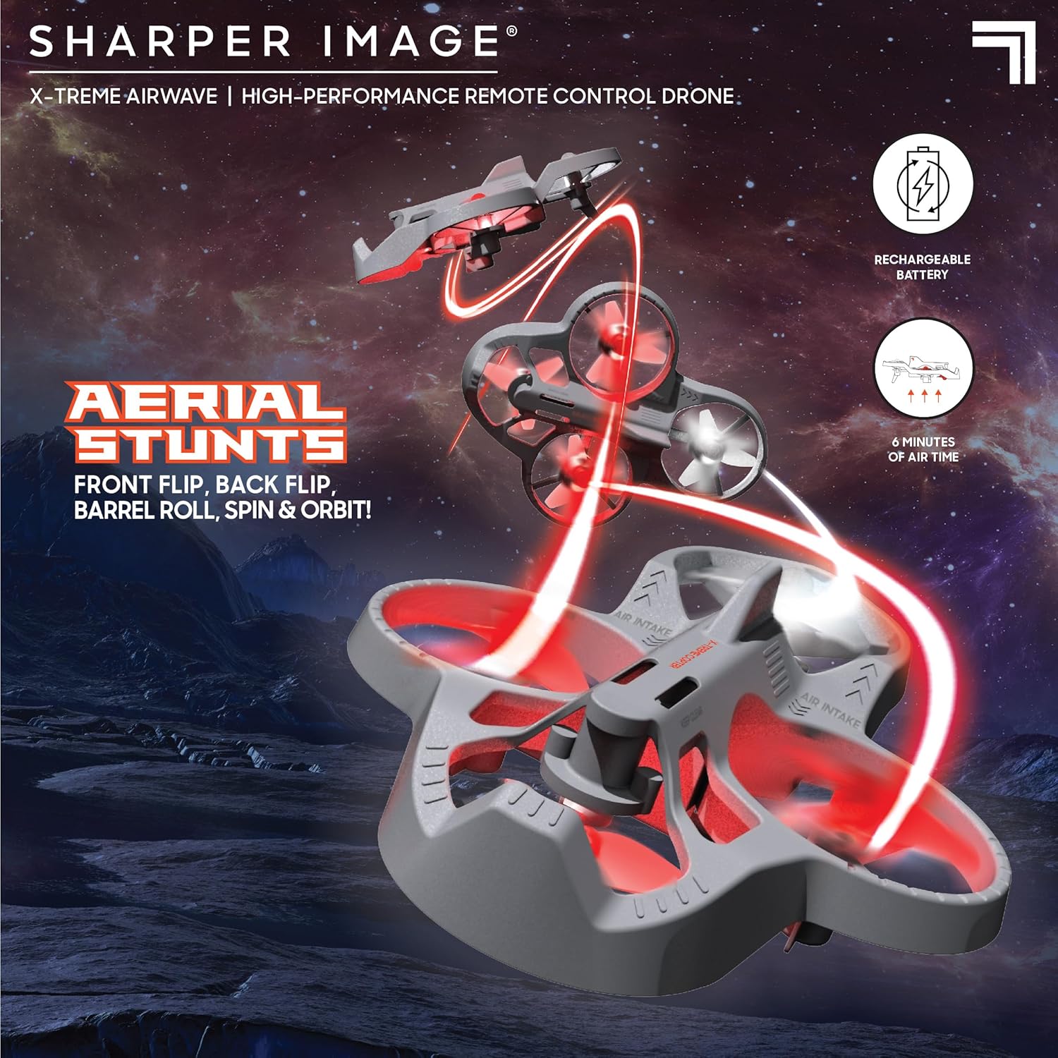 Sharper Image - X-Treme Airwave Drone