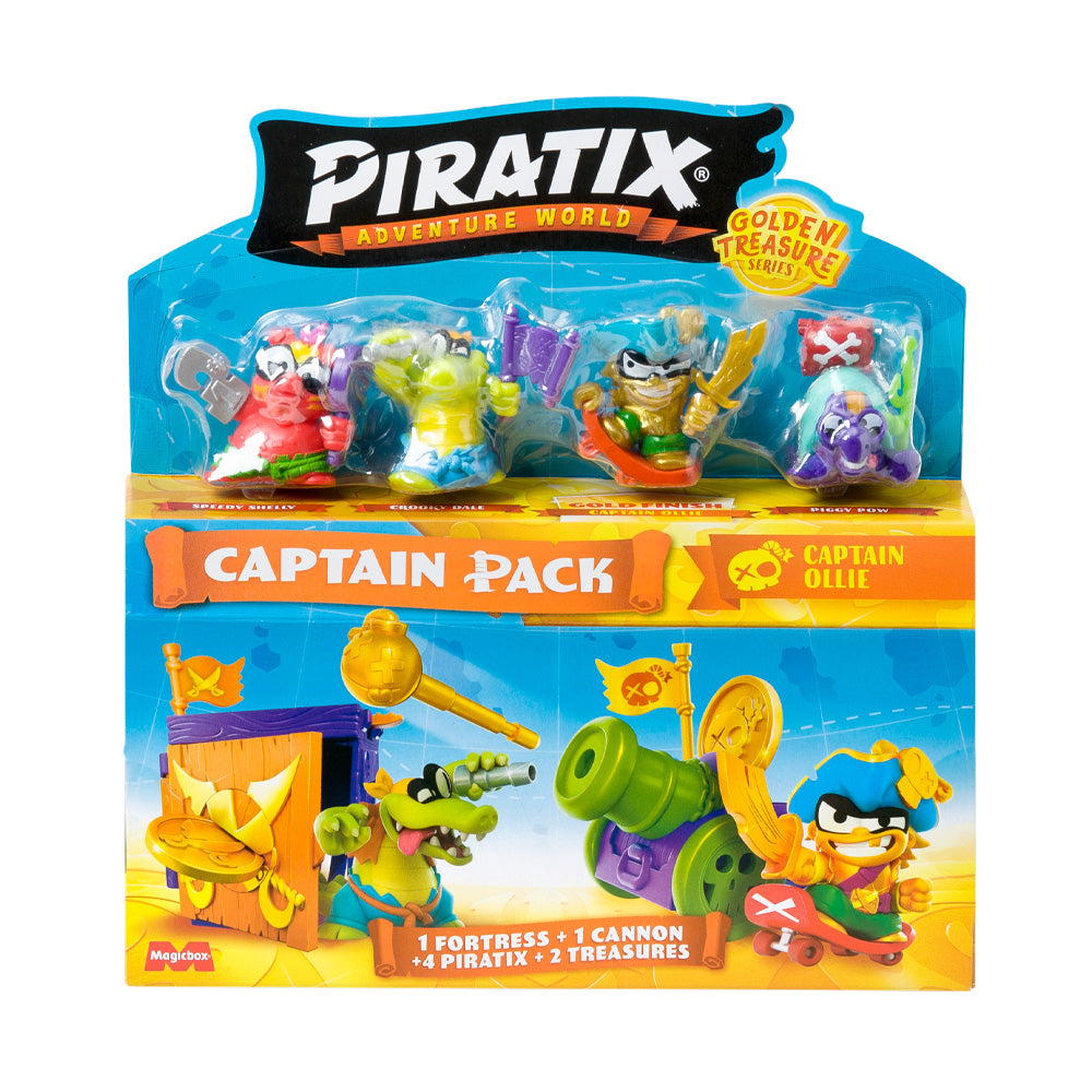 Piratix Golden Treasure Fortress Captain Pack