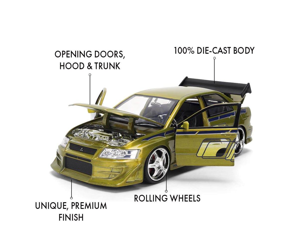 Fast & Furious Mitsubishi Lancer Evolution VII 1:24 Scale
