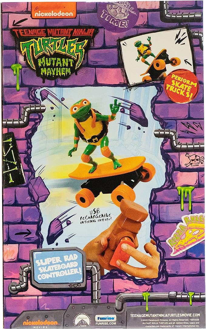 Teenage Mutant Ninja Turtles Half Pipe R/C Michaelangelo