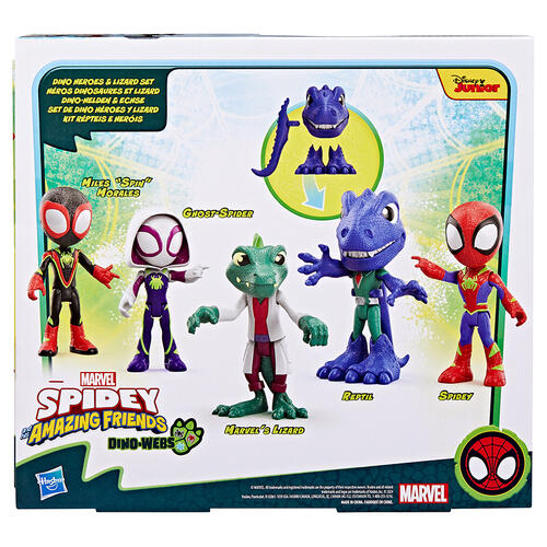 Spidey & his Amazing Friends Dinoweb Heroes and Lizard Set