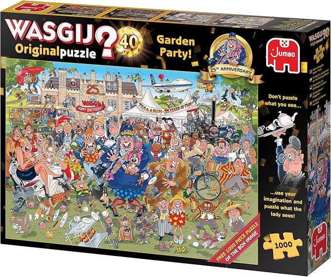 Wasgij 25th Anniversary Original Puzzle - Garden Party 1000 Piece