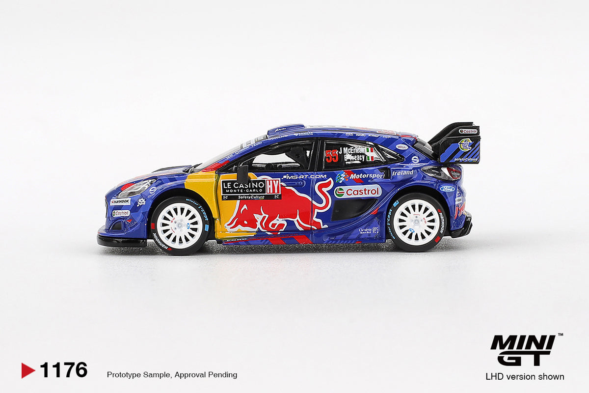 Mini GT Ford Puma Rally1 #55 M-Sport Ford WRT 2025 Rally Monte-Carlo