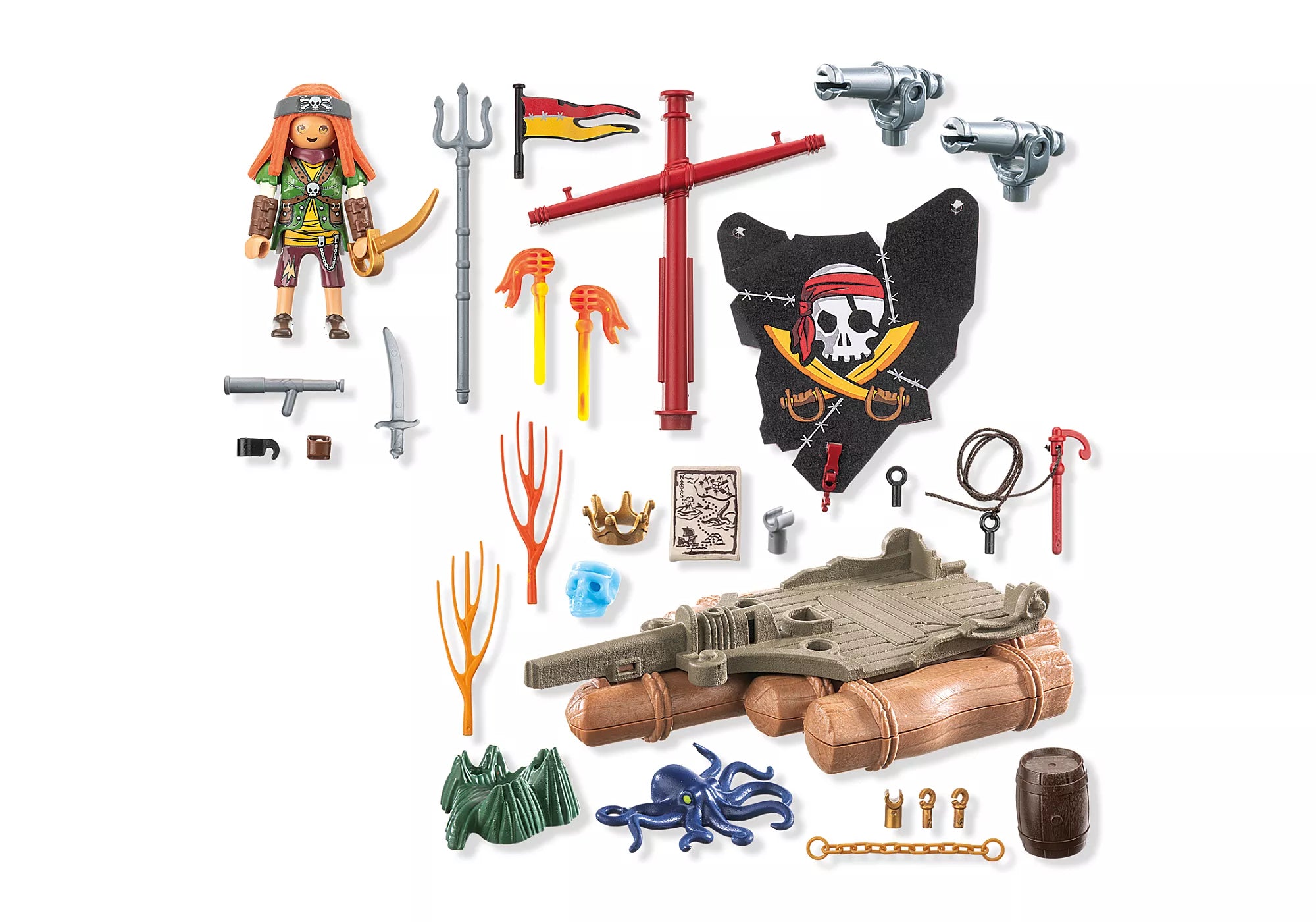 Playmobil Raft with Treasure