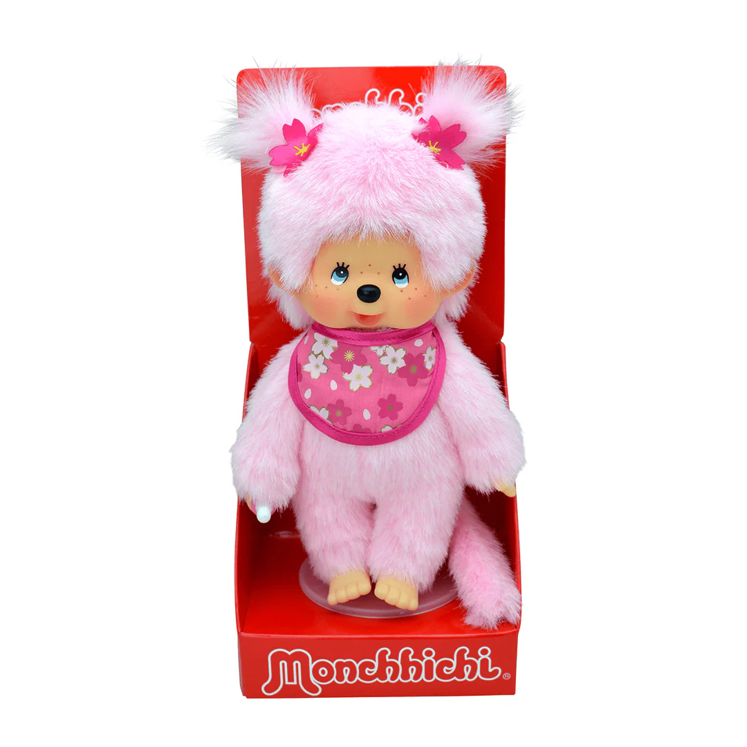 Monchhichi Cherry Blossom Girl Plush Doll