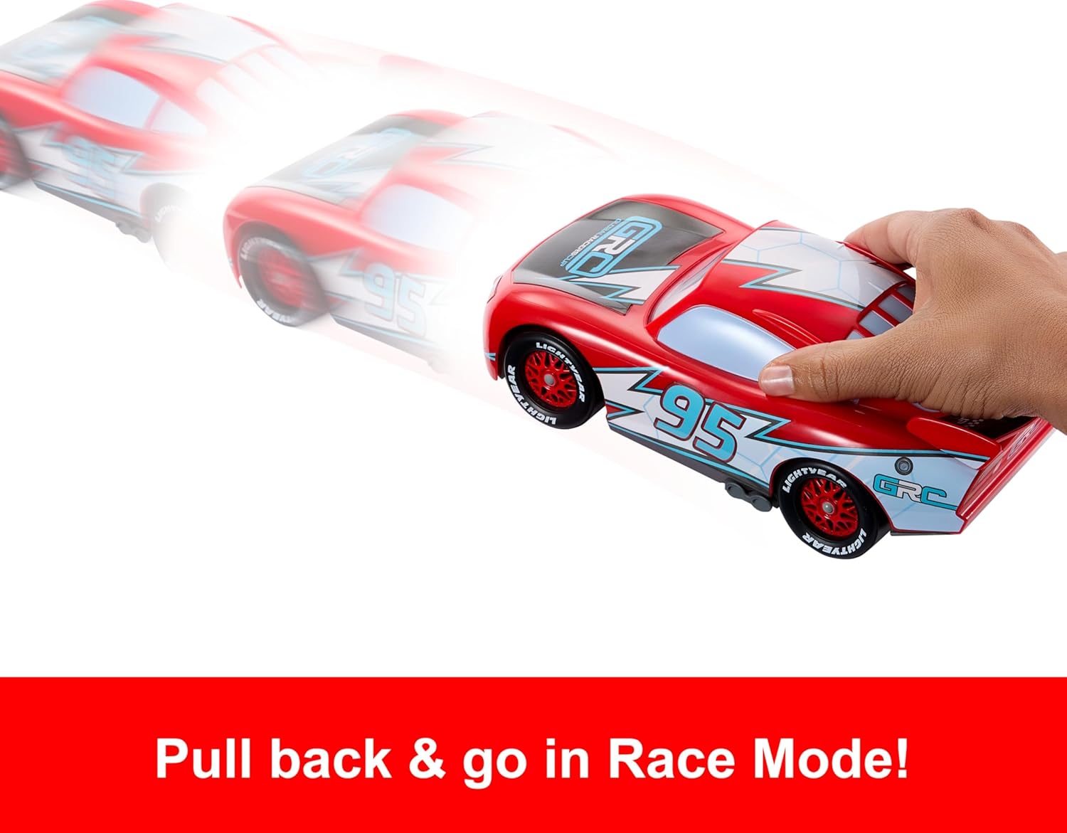 Disney And Pixar Cars Global Racers Cup Drift & Race Lightning Mcqueen