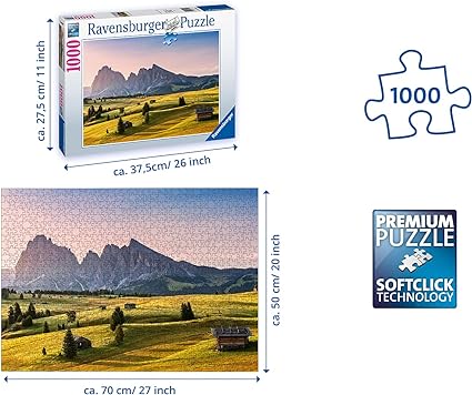 Alpe di Siusi South Tyrol 1000 Piece Jigsaw