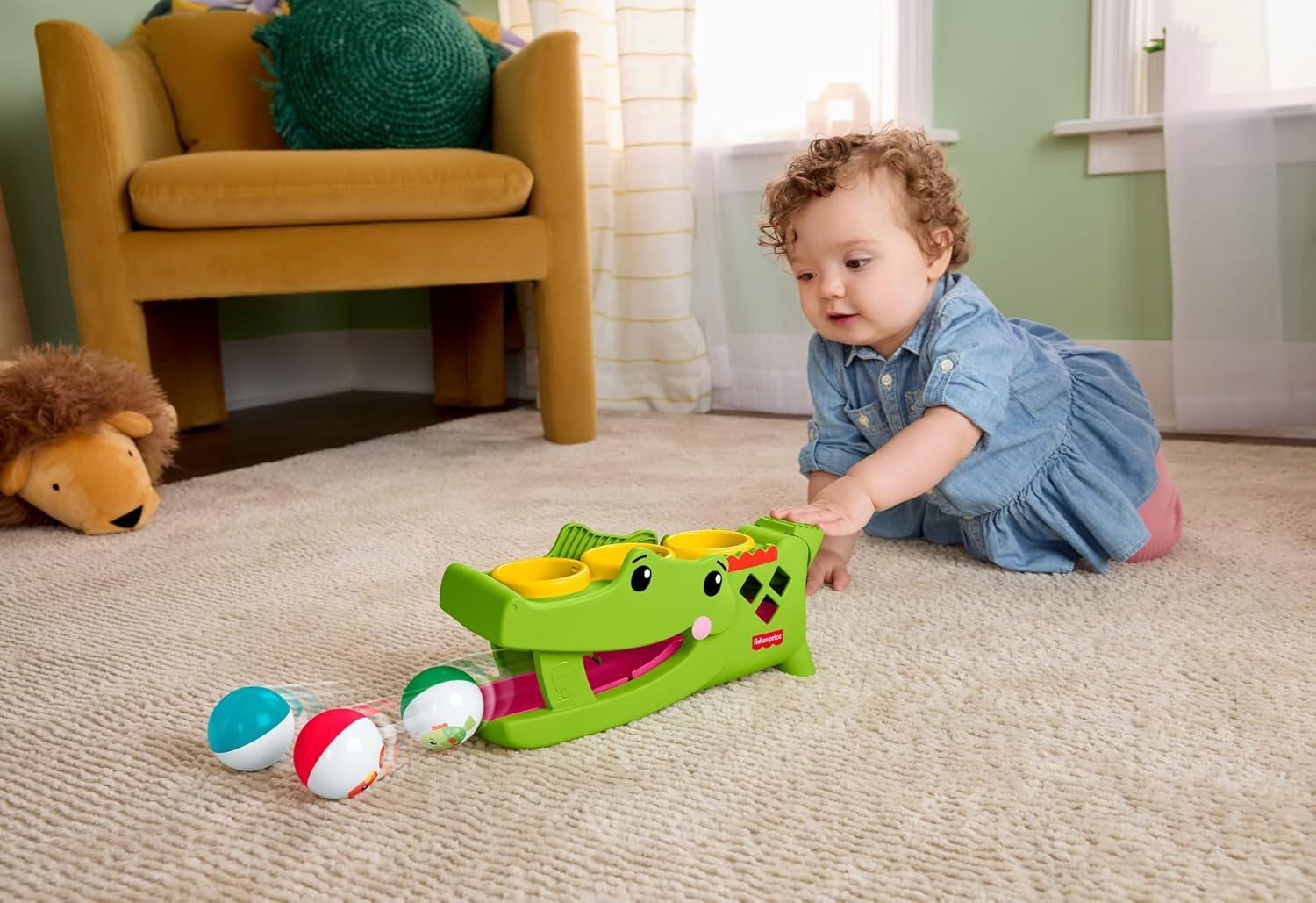 Fisher Price Sit & Tap Rolligator