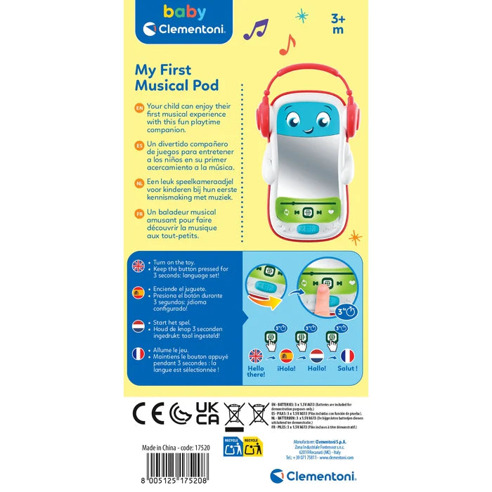 Baby Clementoni My First Musical Pod