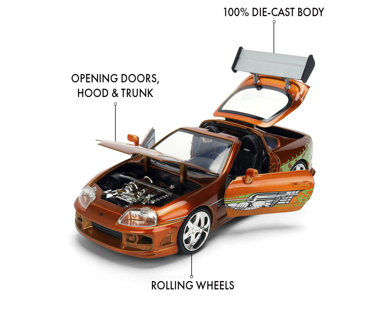 Fast & Furious Brians Toyota Supra 1:24 Scale