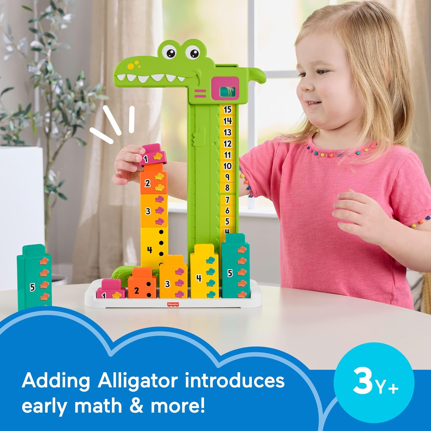 Fisher-Price Adding Alligator Educational Toy