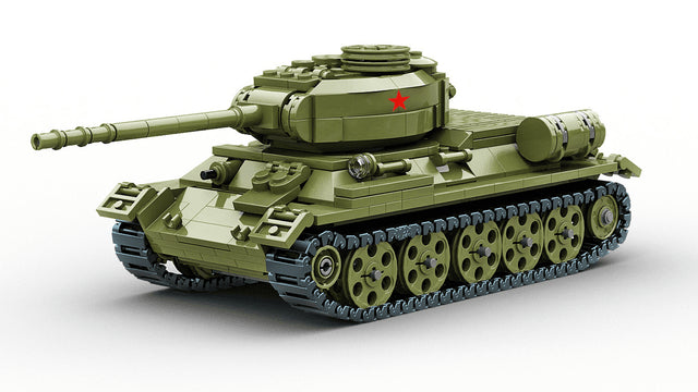 Build Army T-34 Soviet Medium Tank 735 pieces
