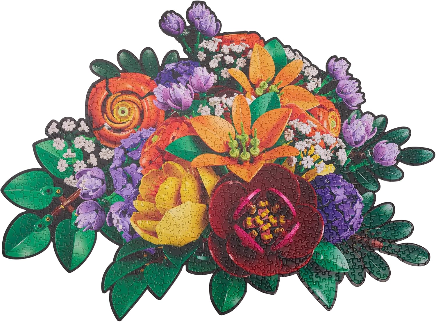 Lego Botanical Purple Floral 1001 Piece Puzzle