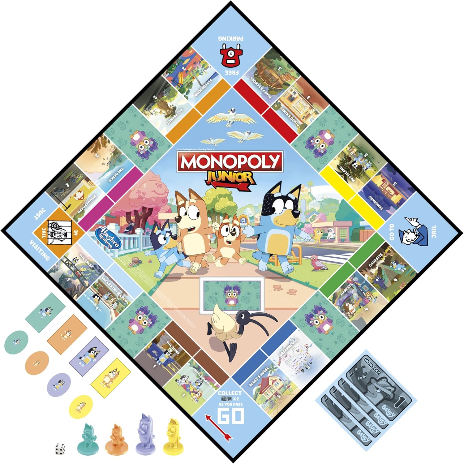 Monopoly Junior Bluey Board Game