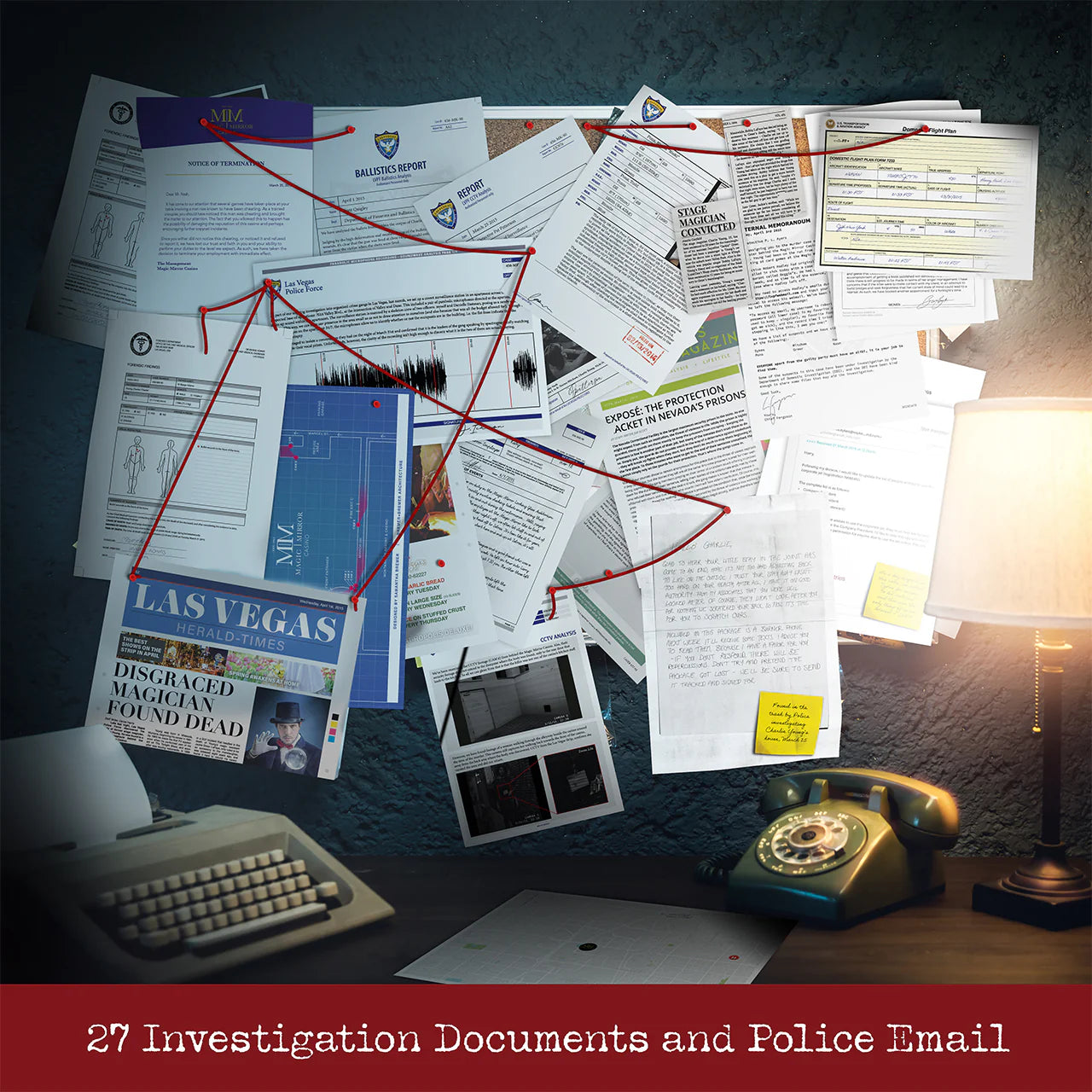 Cryptic Killers - Murder at the Magic Mirror Casino Case File