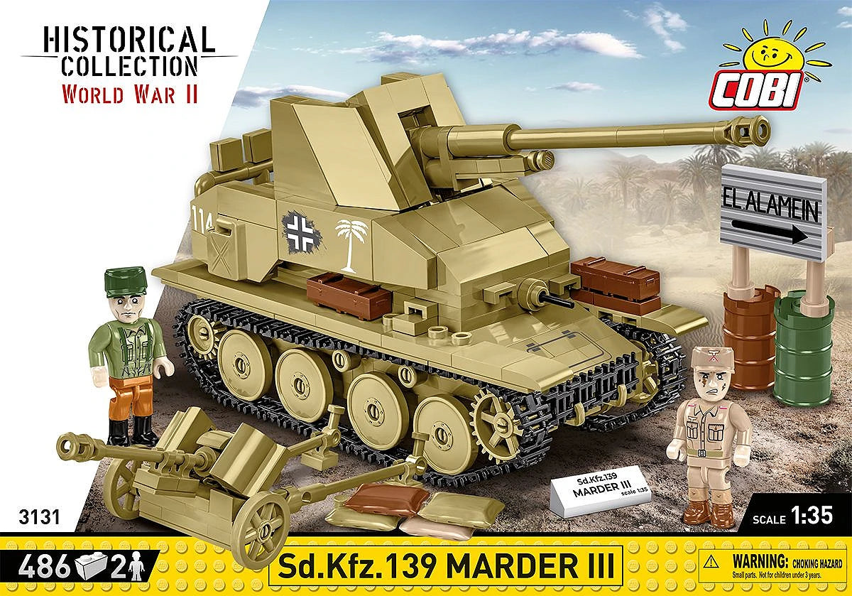 Cobi 3131 SD.KFZ.139 MARDER III Scale Model