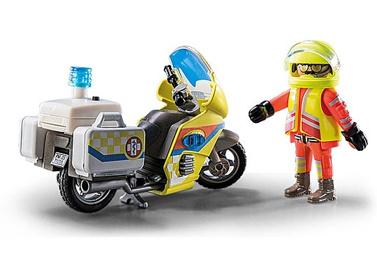 Playmobil Rescue Motorbike with Flashing Lights