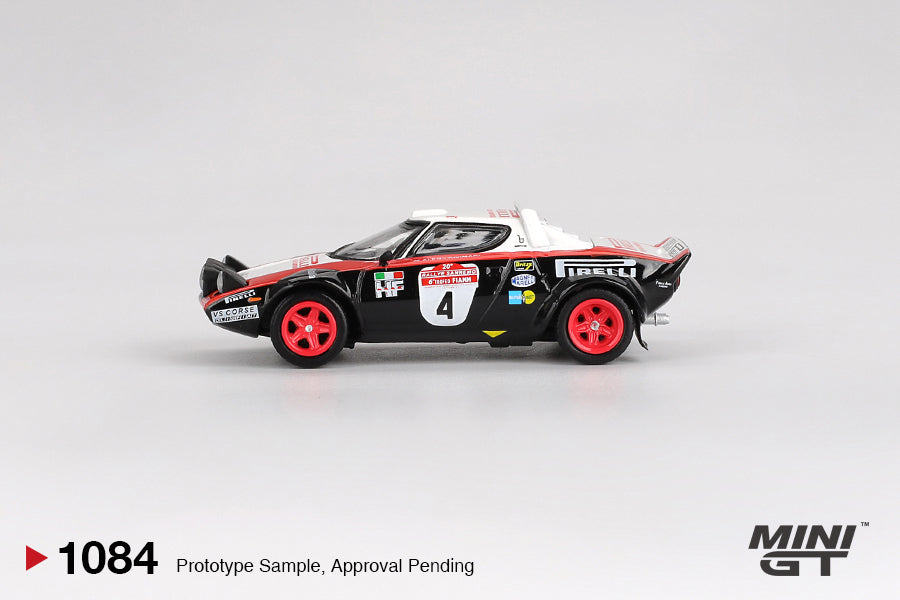 Mini GT Lancia Stratos HF #4 1978 Rally Sanremo Winner 1:64 Scale