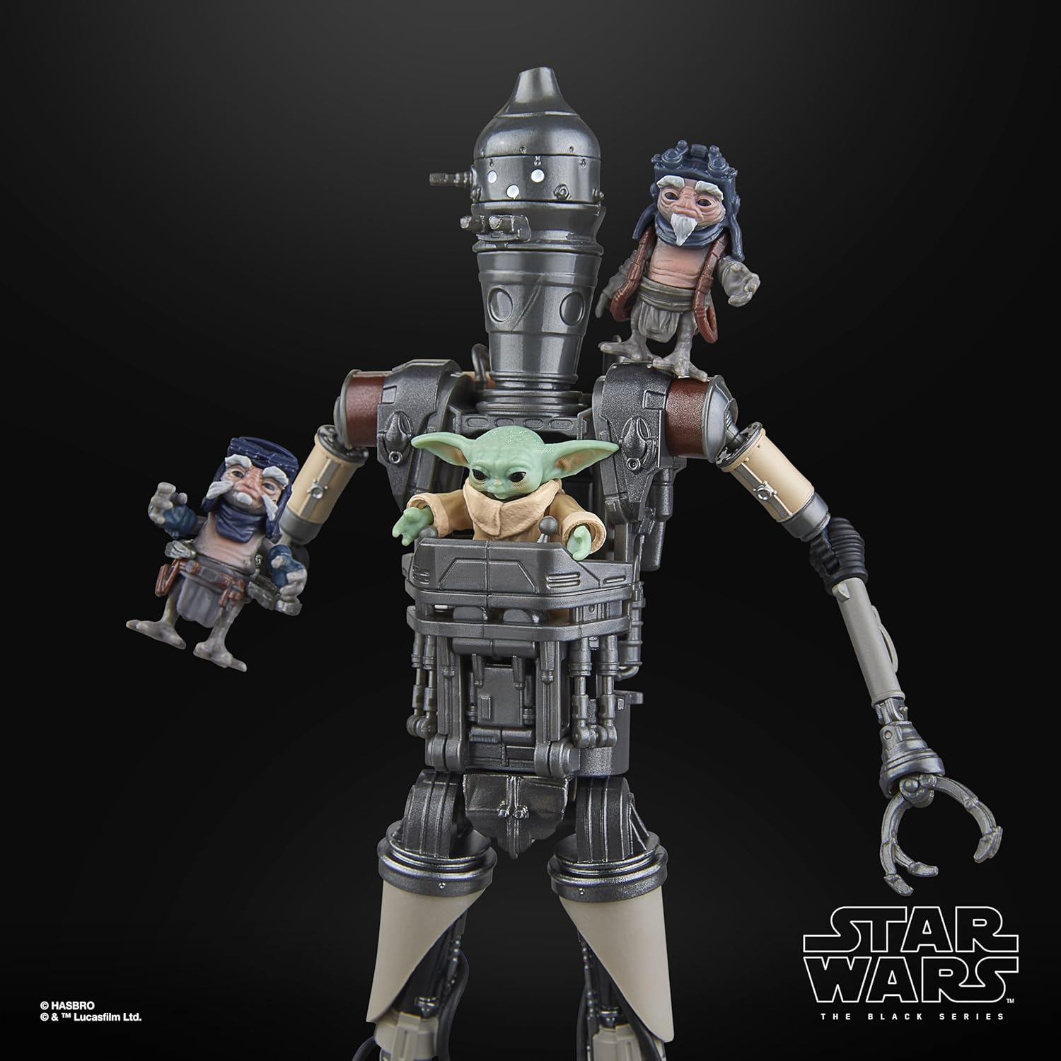 Star Wars The Black Series IG-12 & Grogu Action Figure