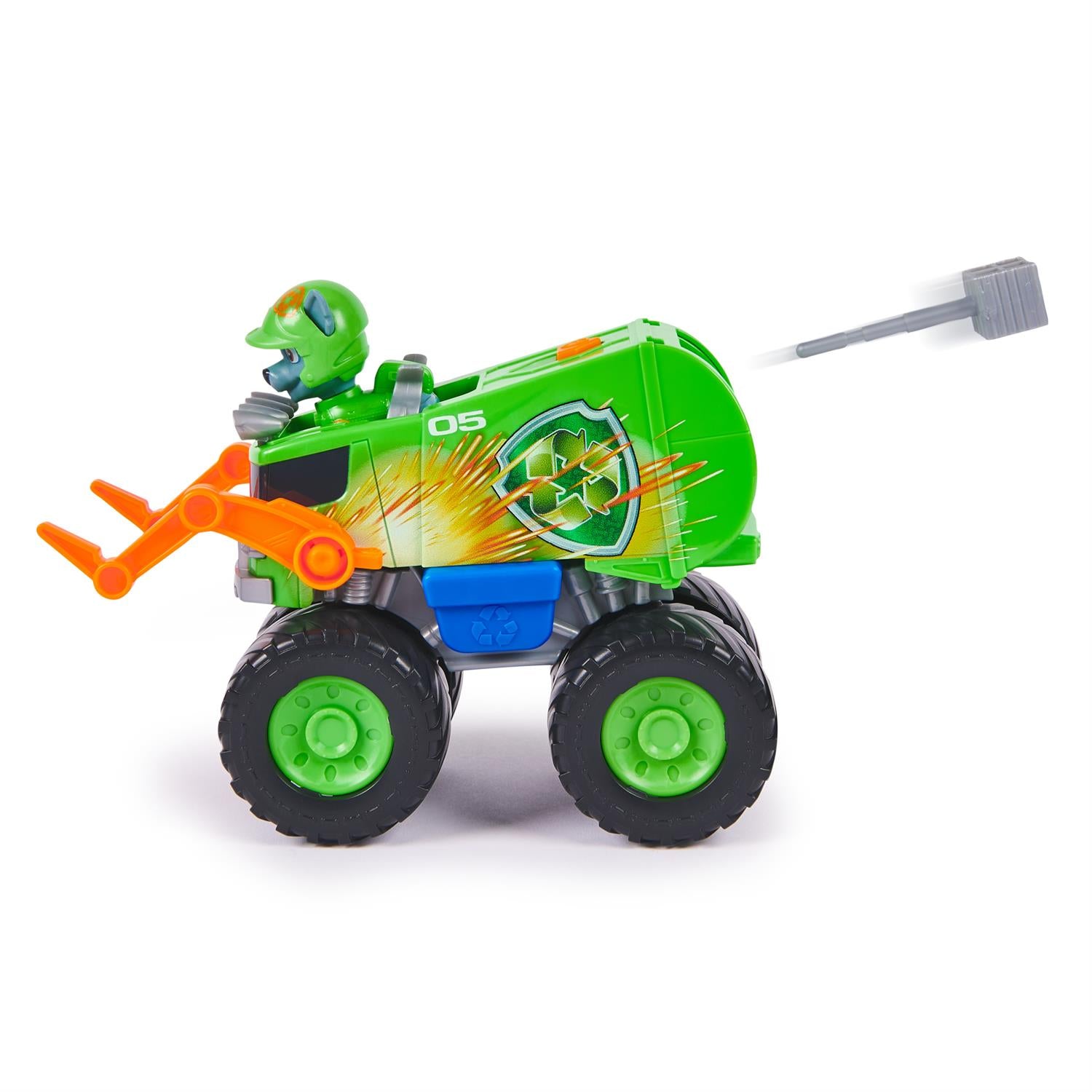 Paw Patrol Rocky Rescue Wheels Recycle Truck