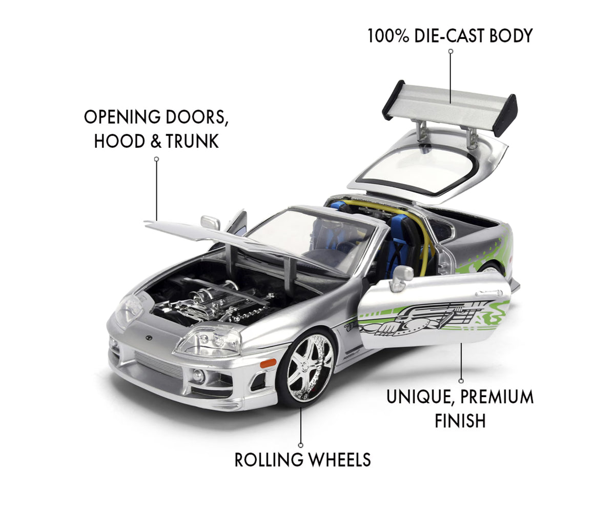 Fast & Furious Brians Toyota Supra 1:24 Scale