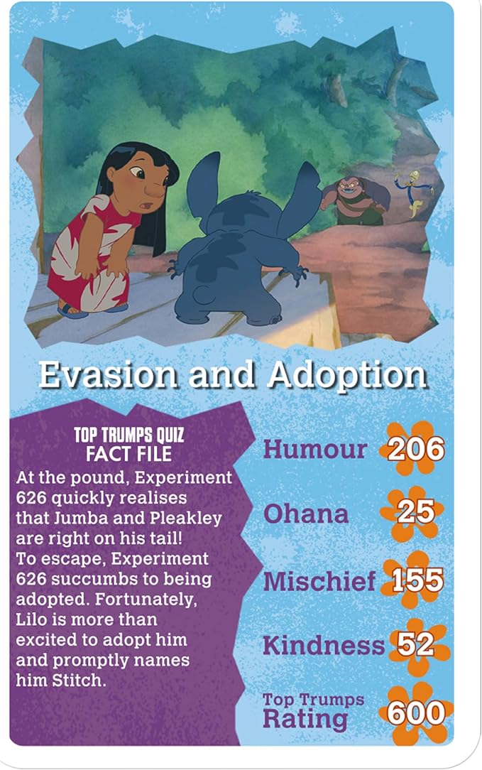 Disney Stitch Top Trumps Specials