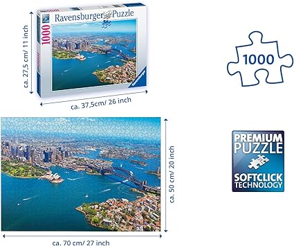 Sydney Harbour Bridge Opera House 1000 Piece Jigsaw