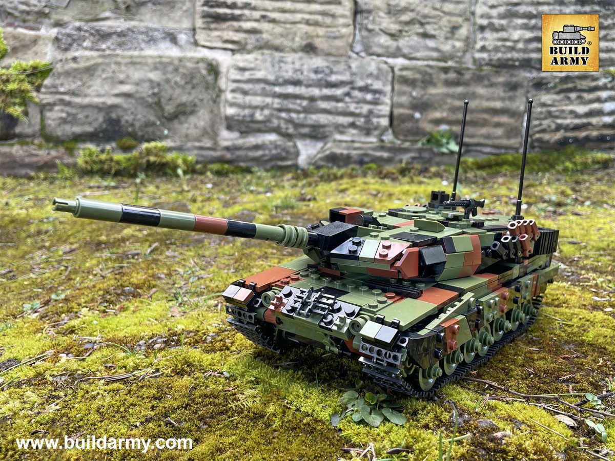 Build Army Leopard 2 Tank 1400 pieces