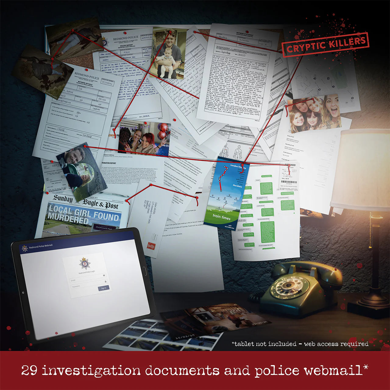Cryptic Killers - Murder of a Millionaire Case File