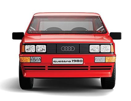 Cobi 24664 Audi Quattro Red Scale Set
