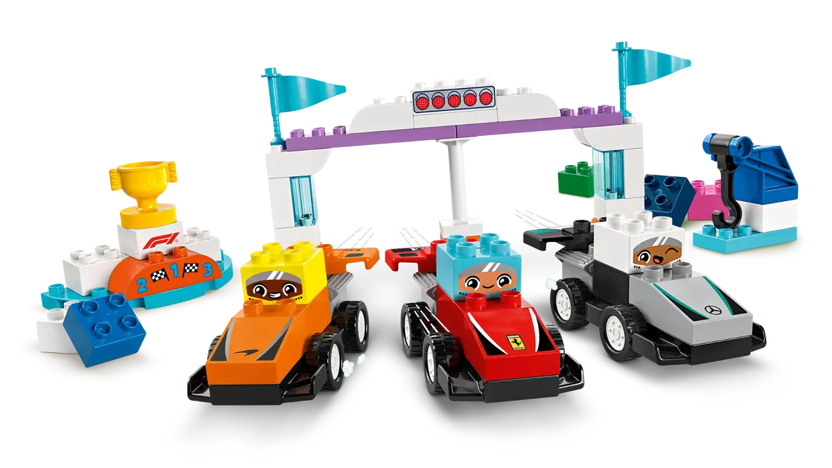 LEGO Duplo 10445 F1® Team Race Cars & Drivers