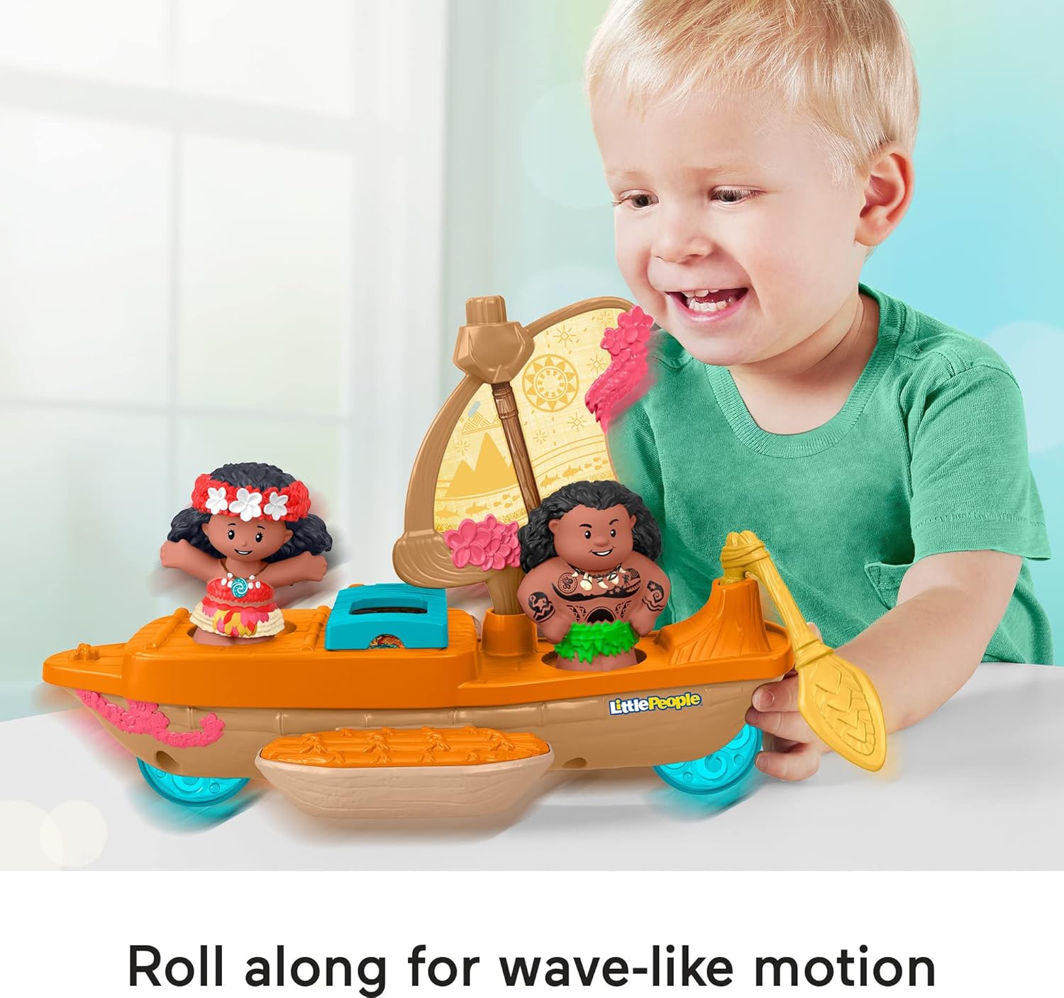 Disney Little People Moana & Mauis Canoe